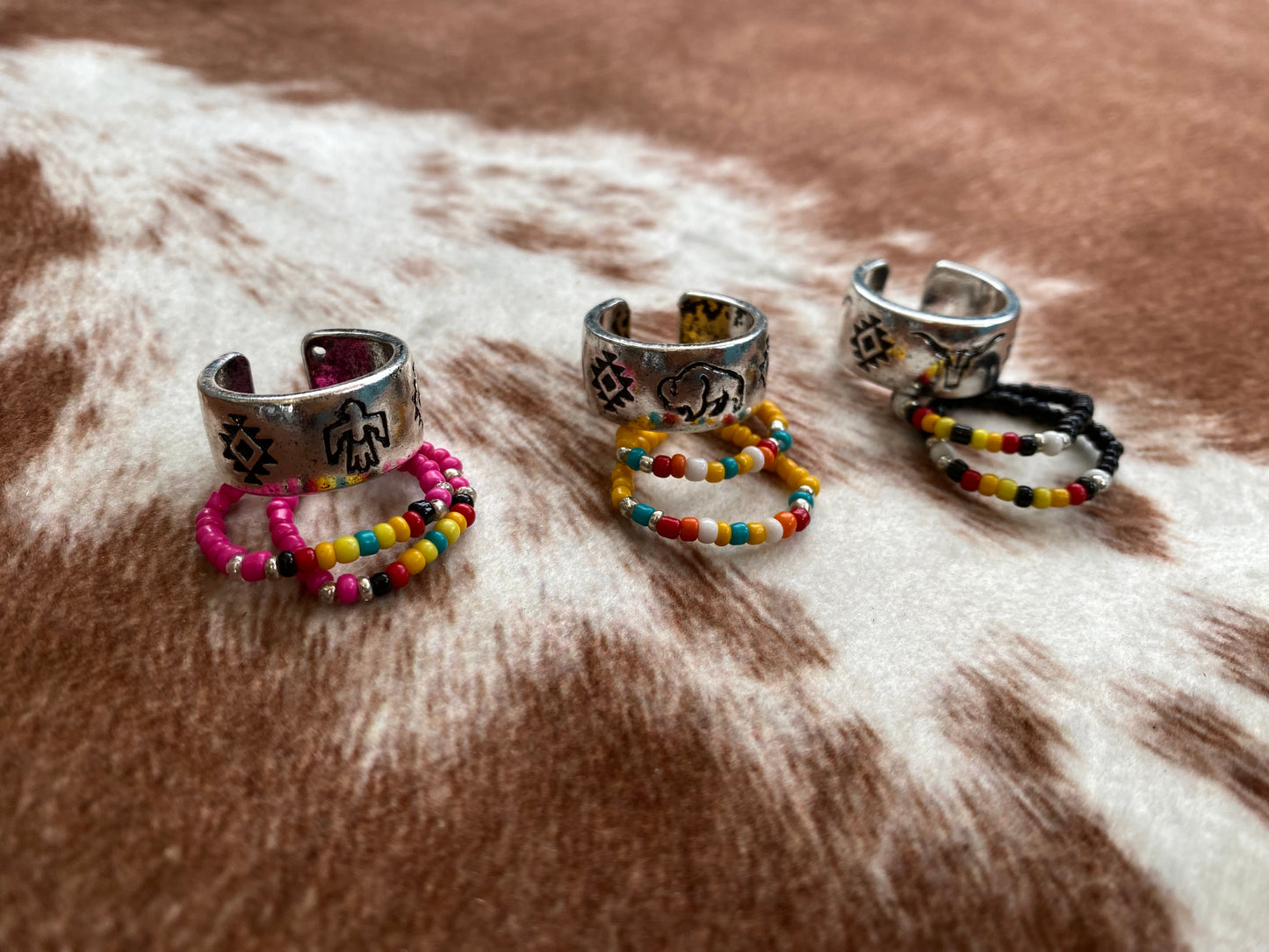 Seed Bead Ring Sets