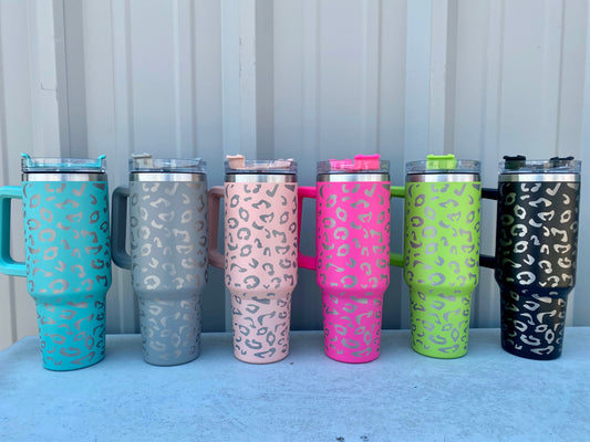 Cheetah Print Tumbler